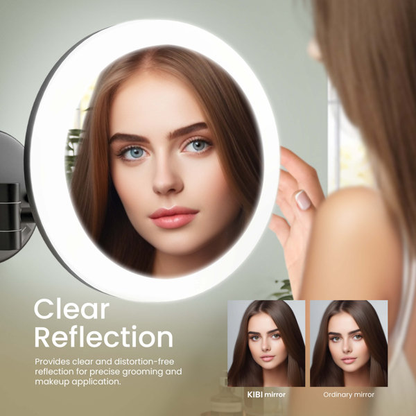 KIBI USA Round Wall Mirror Wayfair